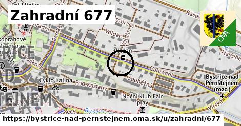 Zahradní 677, Bystřice nad Pernštejnem