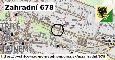 Zahradní 678, Bystřice nad Pernštejnem