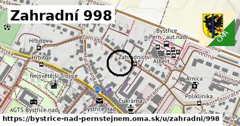 Zahradní 998, Bystřice nad Pernštejnem