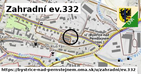 Zahradní ev.332, Bystřice nad Pernštejnem