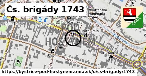 Čs. brigády 1743, Bystřice pod Hostýnem