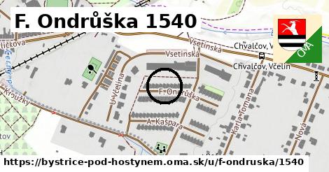 F. Ondrůška 1540, Bystřice pod Hostýnem