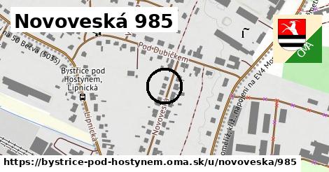 Novoveská 985, Bystřice pod Hostýnem