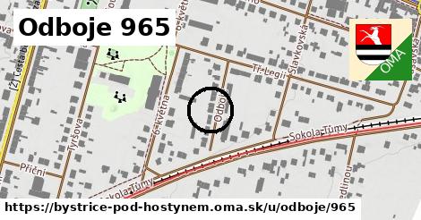 Odboje 965, Bystřice pod Hostýnem