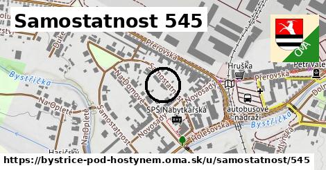 Samostatnost 545, Bystřice pod Hostýnem