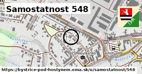Samostatnost 548, Bystřice pod Hostýnem