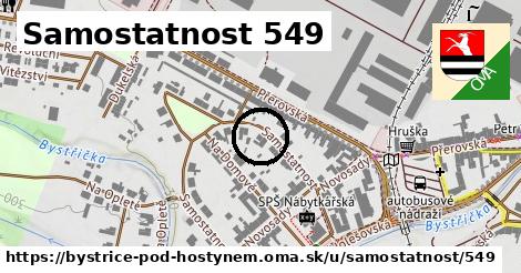 Samostatnost 549, Bystřice pod Hostýnem