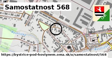 Samostatnost 568, Bystřice pod Hostýnem