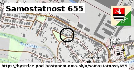 Samostatnost 655, Bystřice pod Hostýnem