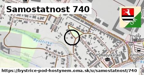 Samostatnost 740, Bystřice pod Hostýnem