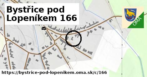 Bystřice pod Lopeníkem <span class="supisne">166</span>
