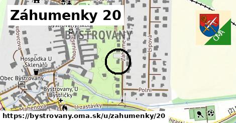 Záhumenky 20, Bystrovany