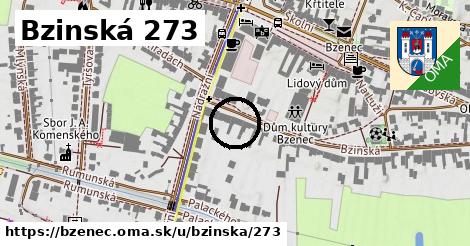 Bzinská 273, Bzenec