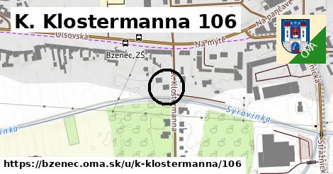 K. Klostermanna 106, Bzenec