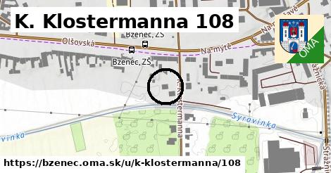 K. Klostermanna 108, Bzenec