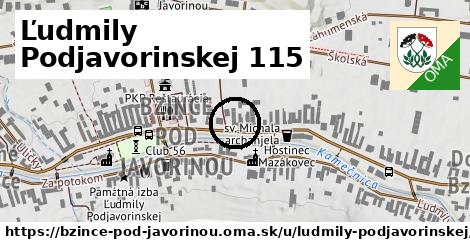 Ľudmily Podjavorinskej 115, Bzince pod Javorinou