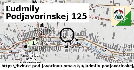 Ľudmily Podjavorinskej 125, Bzince pod Javorinou