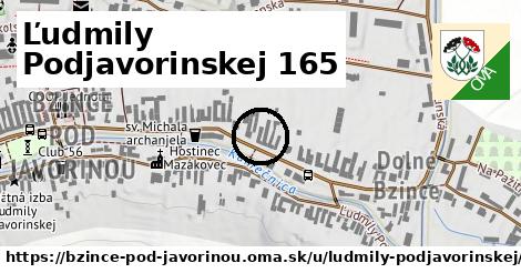 Ľudmily Podjavorinskej 165, Bzince pod Javorinou