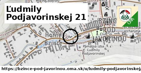 Ľudmily Podjavorinskej 21, Bzince pod Javorinou