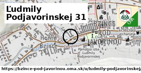 Ľudmily Podjavorinskej 31, Bzince pod Javorinou