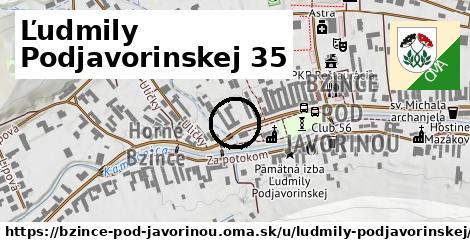 Ľudmily Podjavorinskej 35, Bzince pod Javorinou