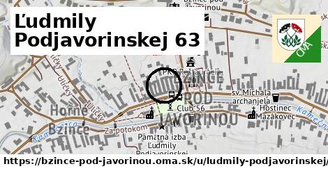 Ľudmily Podjavorinskej 63, Bzince pod Javorinou