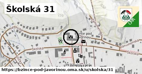 Školská 31, Bzince pod Javorinou