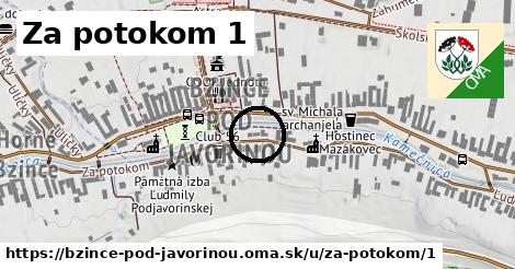 Za potokom 1, Bzince pod Javorinou