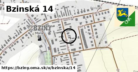 Bzinská 14, Bziny