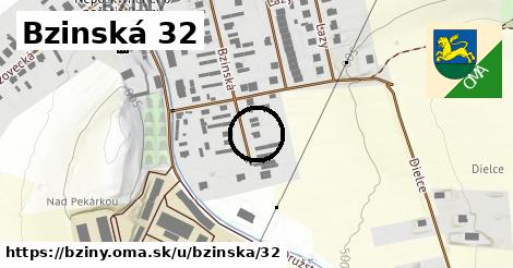 Bzinská 32, Bziny