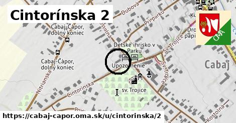 Cintorínska 2, Cabaj - Čápor