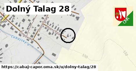 Dolný Talag 28, Cabaj - Čápor