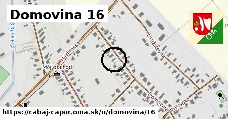 Domovina 16, Cabaj - Čápor