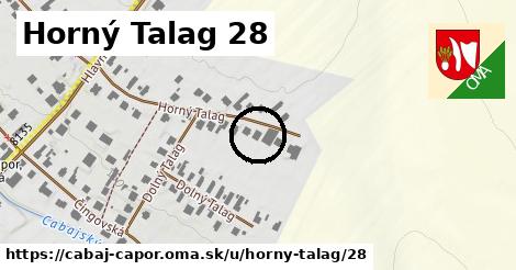 Horný Talag 28, Cabaj - Čápor