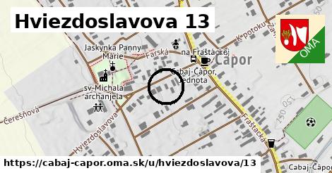 Hviezdoslavova 13, Cabaj - Čápor