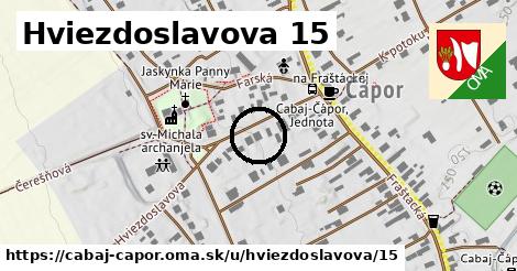 Hviezdoslavova 15, Cabaj - Čápor