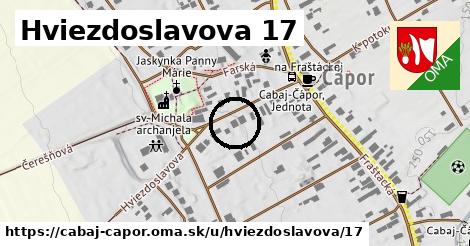 Hviezdoslavova 17, Cabaj - Čápor