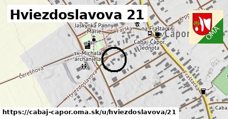 Hviezdoslavova 21, Cabaj - Čápor