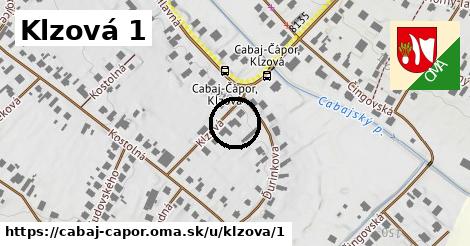 Klzová 1, Cabaj - Čápor