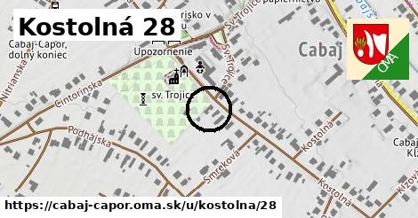 Kostolná 28, Cabaj - Čápor