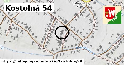 Kostolná 54, Cabaj - Čápor