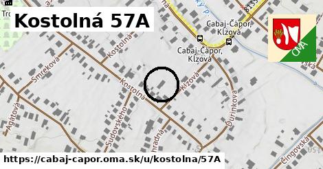 Kostolná 57A, Cabaj - Čápor