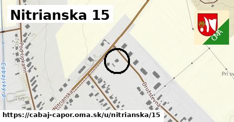 Nitrianska 15, Cabaj - Čápor