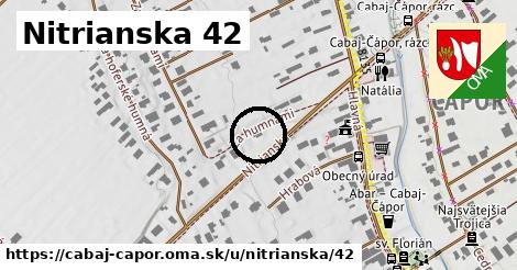 Nitrianska 42, Cabaj - Čápor