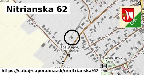 Nitrianska 62, Cabaj - Čápor