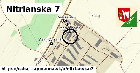 Nitrianska 7, Cabaj - Čápor