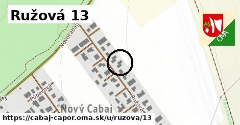 Ružová 13, Cabaj - Čápor