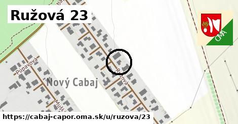 Ružová 23, Cabaj - Čápor