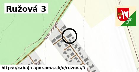 Ružová 3, Cabaj - Čápor