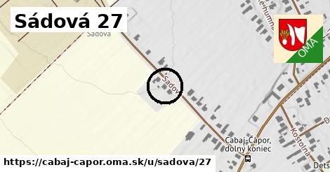 Sádová 27, Cabaj - Čápor